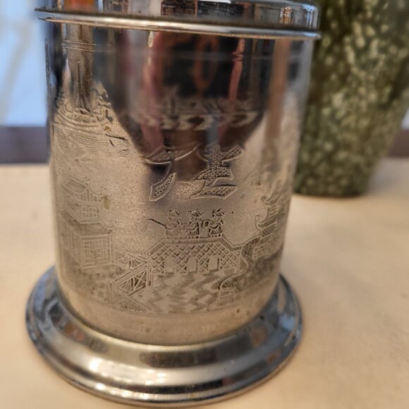 Pair of 50s Mid Century Modern Chrome & Bakelite Tea Caddys - Picture 11 of 14